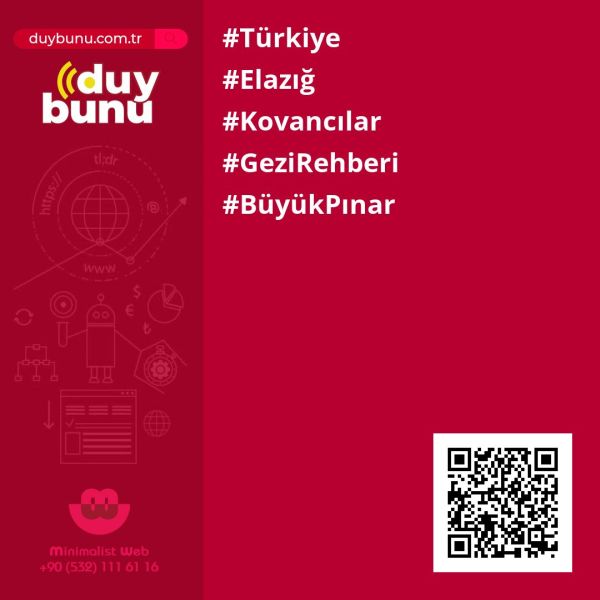 Büyük Pınar › Gezi Rehberi | Kovancılar | Elazığ