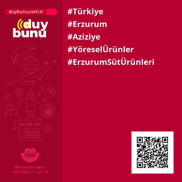 Erzurum Süt Ürünleri › Yöresel Ürünler | Aziziye | Erzurum