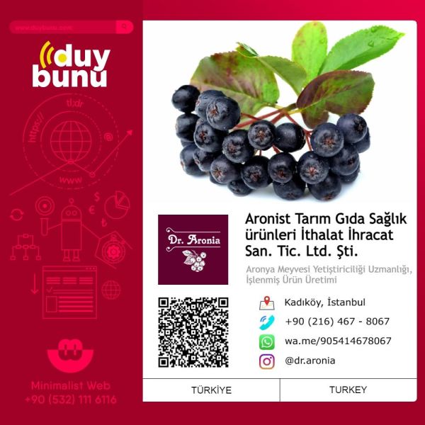 Dr Aronia › Yerel İşletmeler | Kadıköy | İstanbul